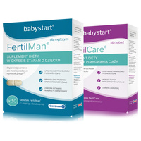 Zestaw Start: Fertilcare + FertilMan suplement diety