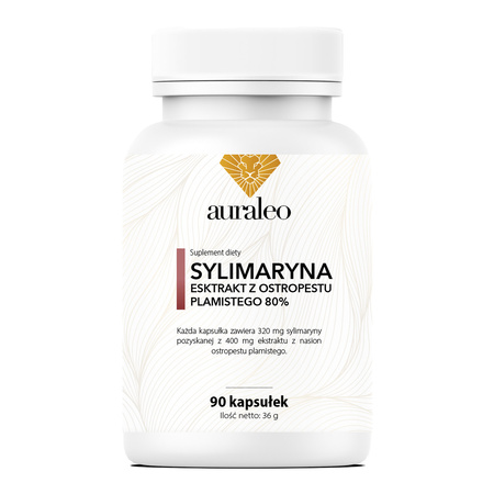 Sylimaryna - ekstrakt z ostropestu plamistego, 90 kapsułek