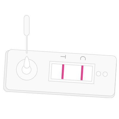 Test ciążowy płytkowy, 10 mIU/ml
